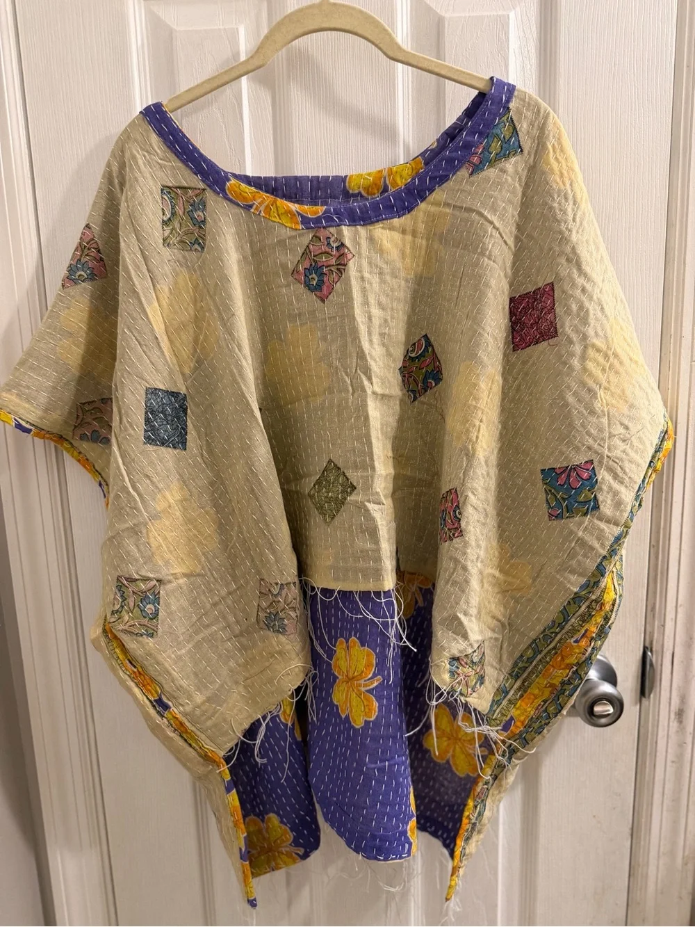 Reversible Kantha High-Low Top - Picture 8 of 13